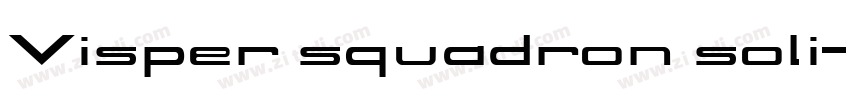 Visper squadron soli字体转换